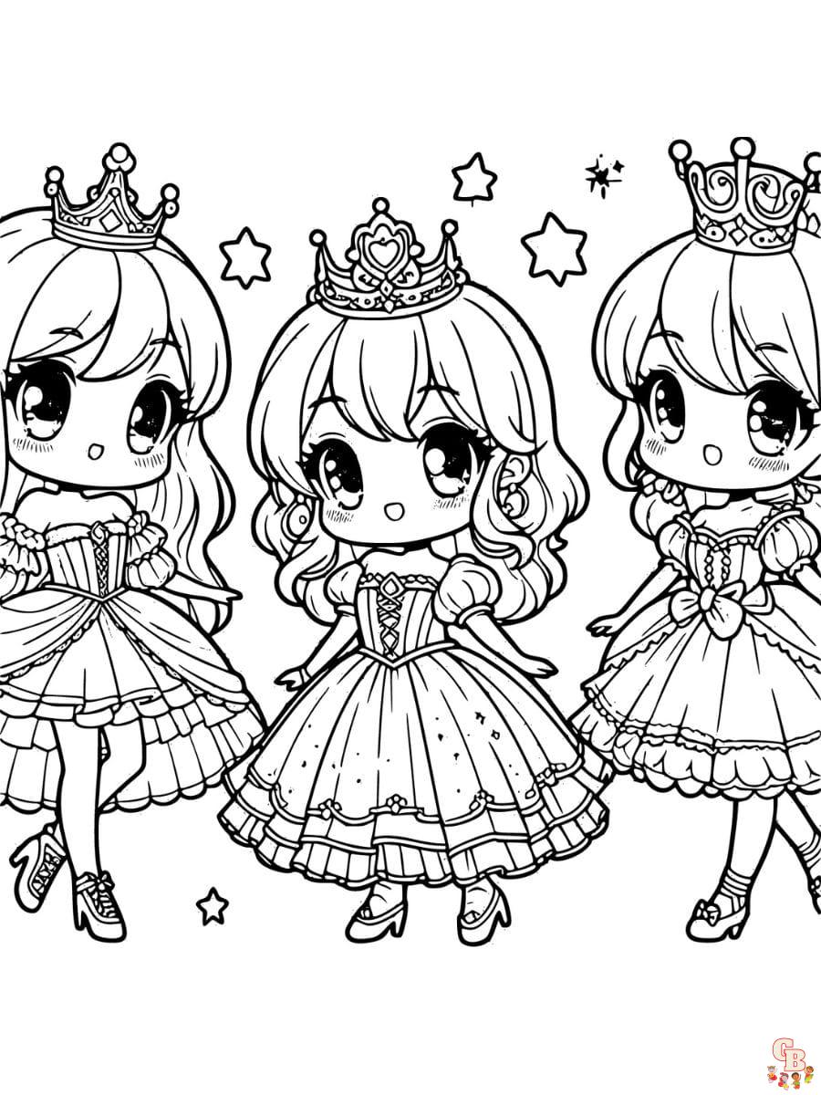cute coloring pages princess