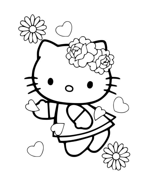 Hello Kitty Coloring Pages - Printable and Free | GBcoloring