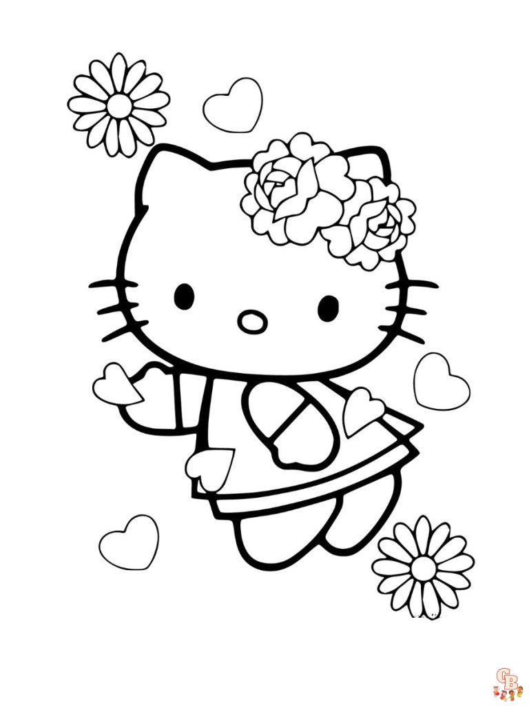 Hello Kitty Coloring Pages - Printable and Free | GBcoloring