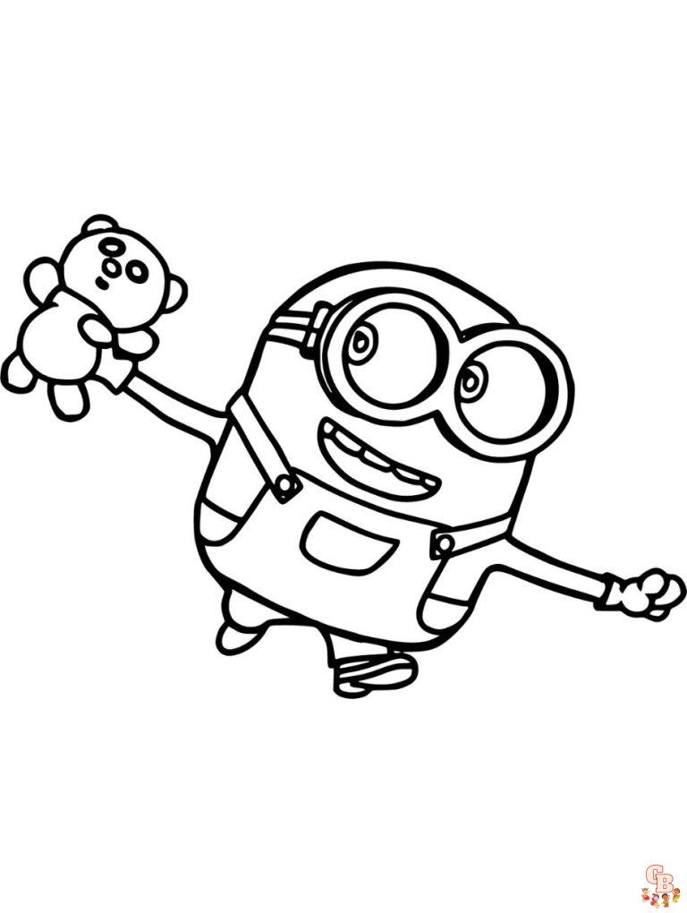 Minions Coloring Pages: Free Printable Sheets for Kids