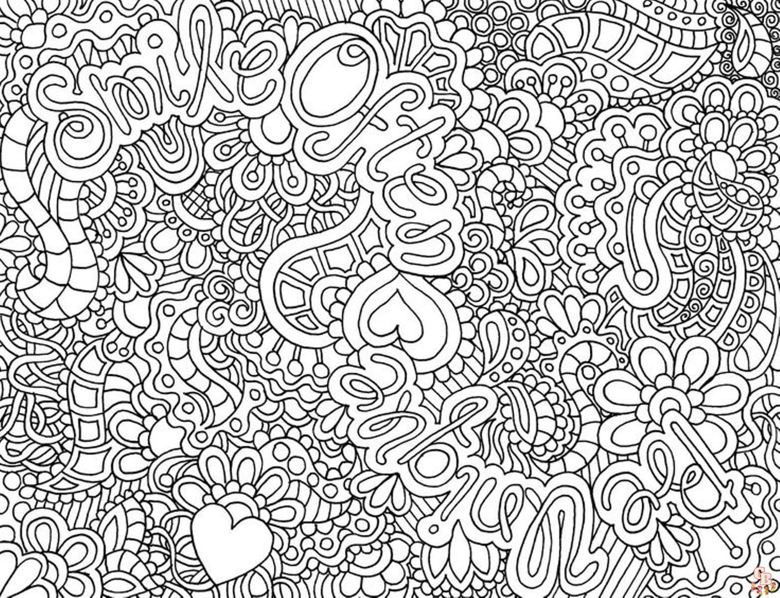 detailed coloring pages free