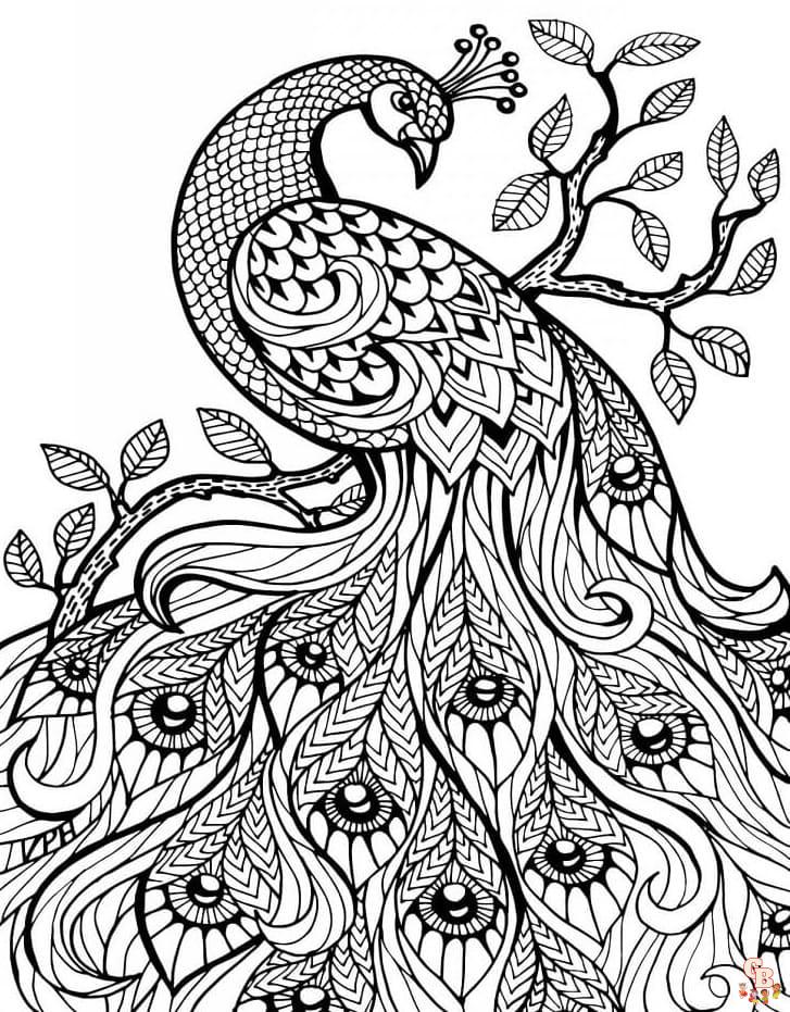 difficult hard coloring pages