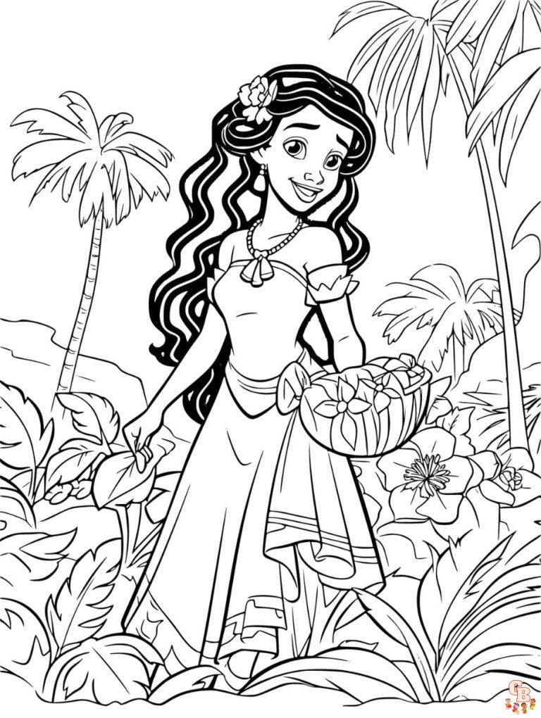 10 Bright and Fun Disney Summer Coloring Pages to Beat the Heat