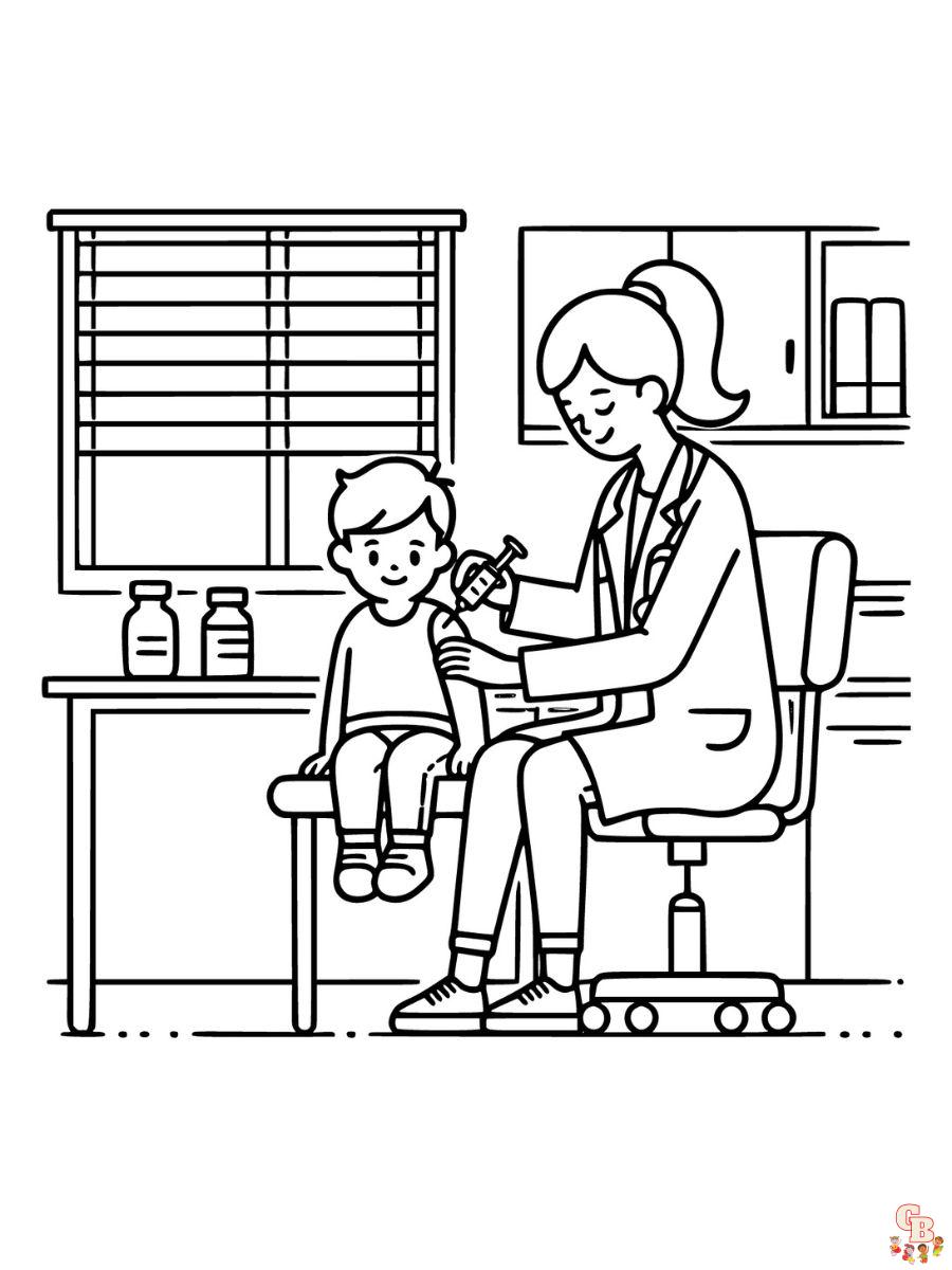 doctor coloring pages for kids