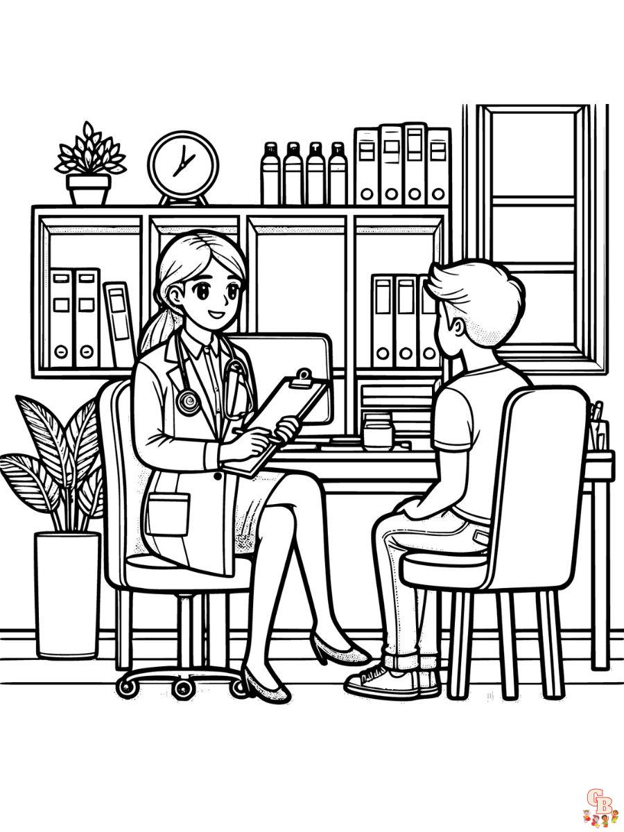doctors coloring pages