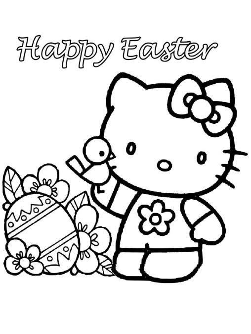 Cute Easter Coloring Pages - Free Printable Sheets for Kids