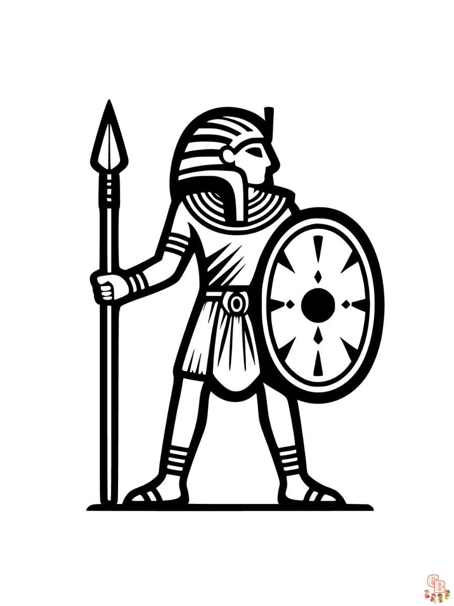 easy soldier coloring pages