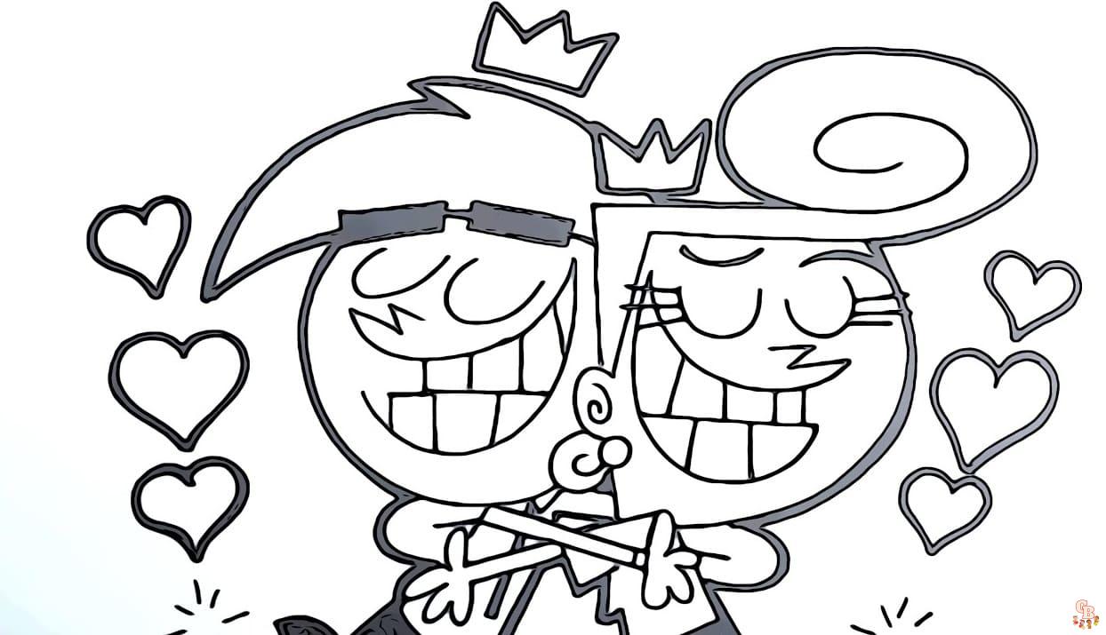 Fairly Oddparents Coloring Pages