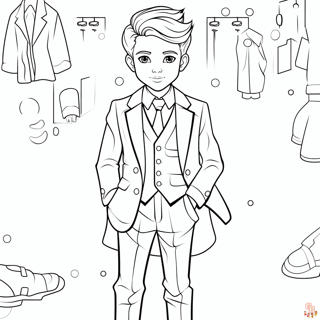 fashion coloring pages free printable