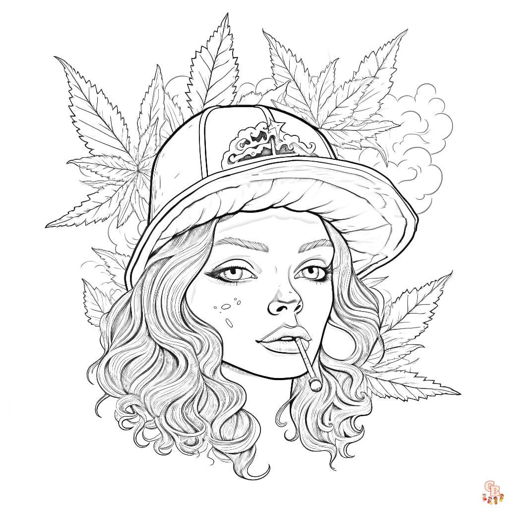 free Stoner coloring pages printable