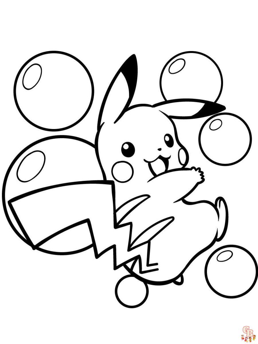 free coloring pokemon pages
