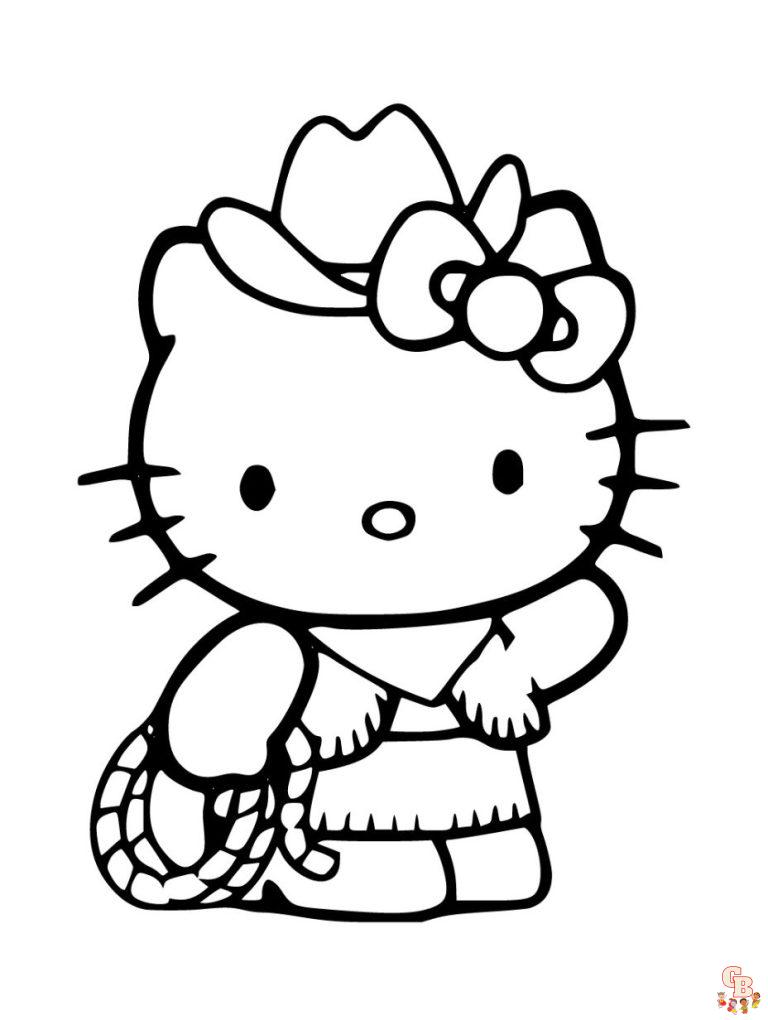 Hello Kitty Coloring Pages - Printable and Free | GBcoloring