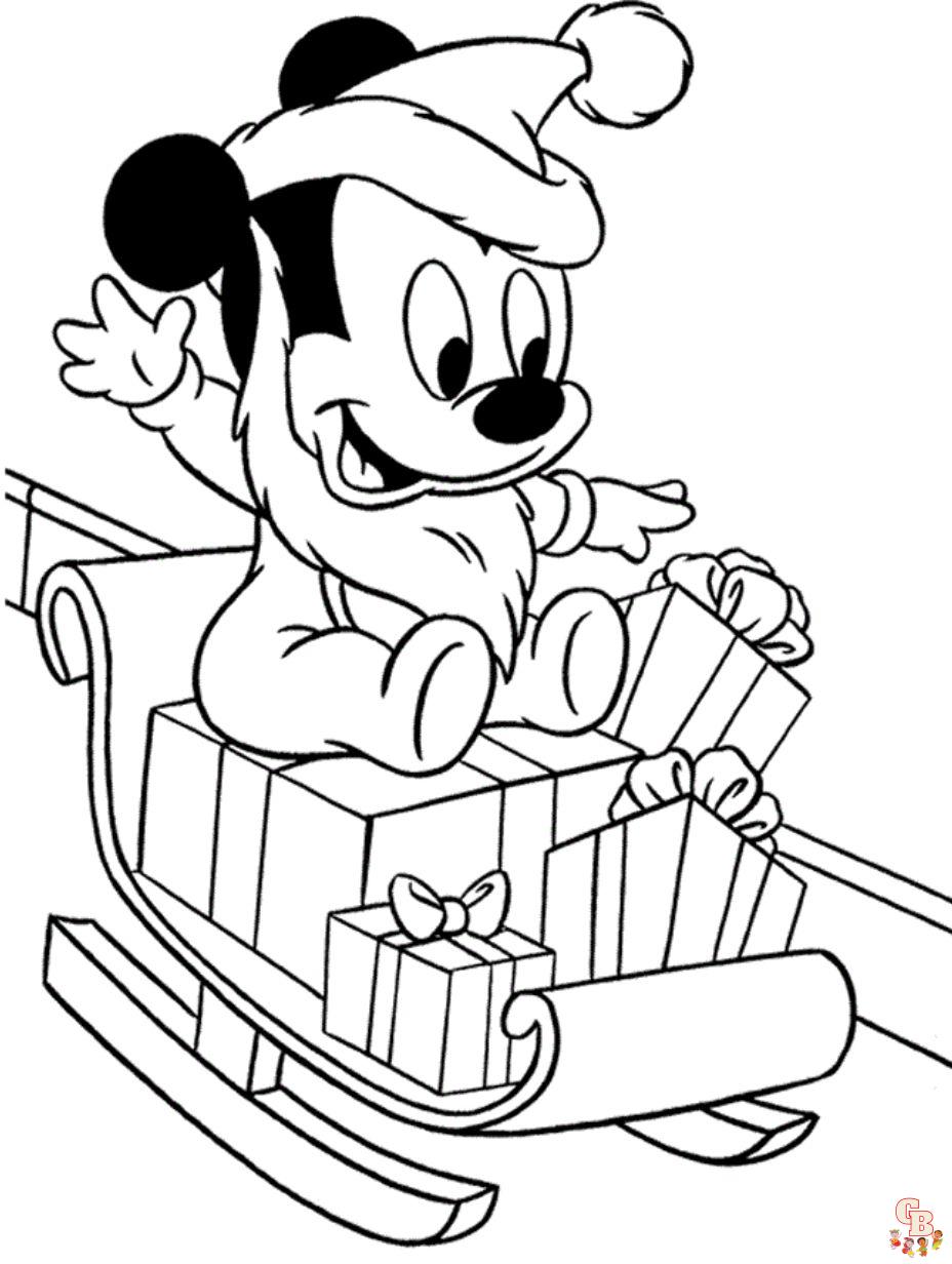 free mickey mouse coloring pages