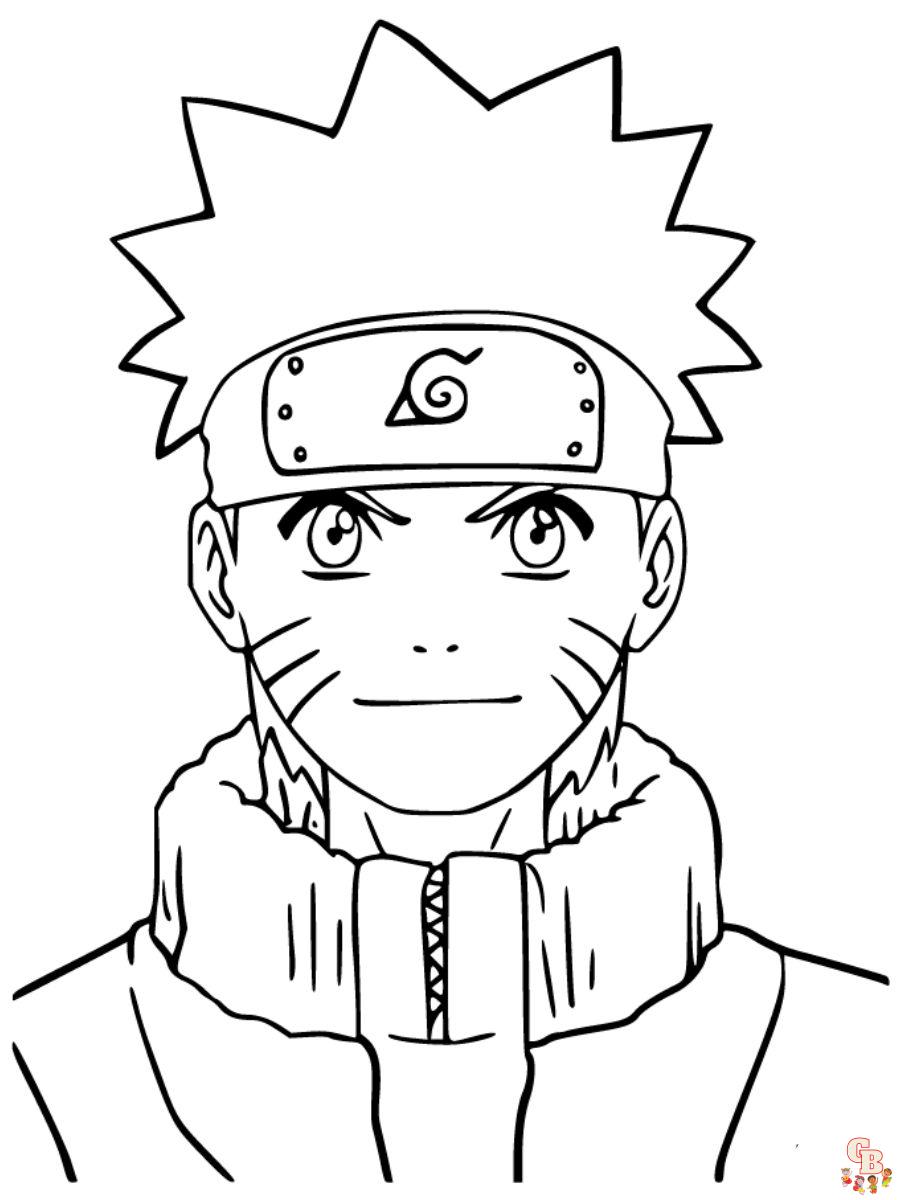 free naruto coloring pages