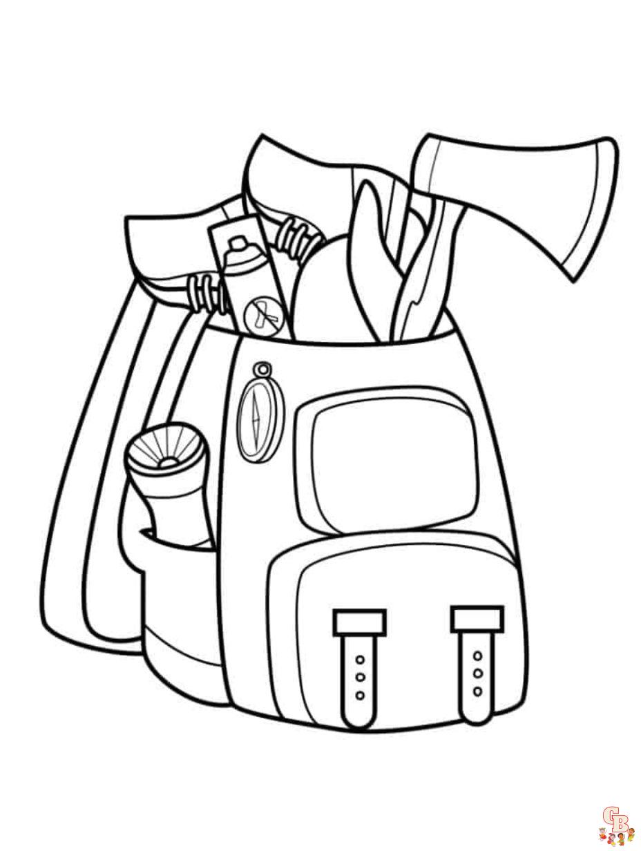 free printable coloring pages camping