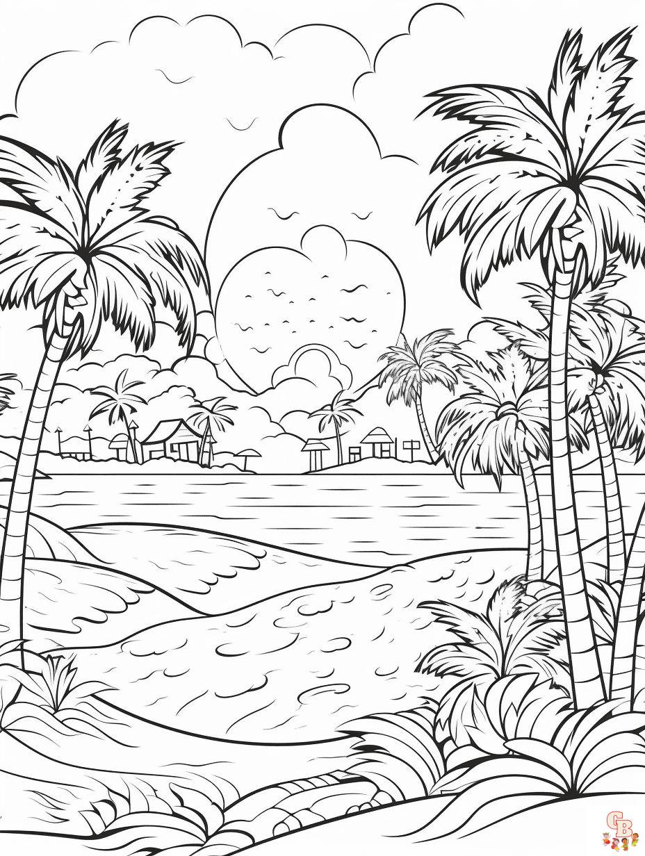 free printable coloring pages for summer