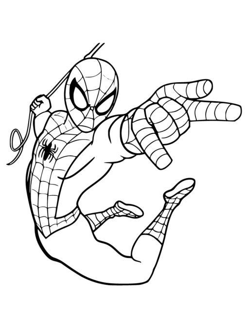 Explore Our Collection of Printable Spiderman Coloring Pages Free