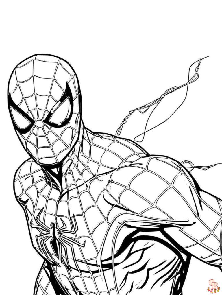 Explore Our Collection of Printable Spiderman Coloring Pages Free