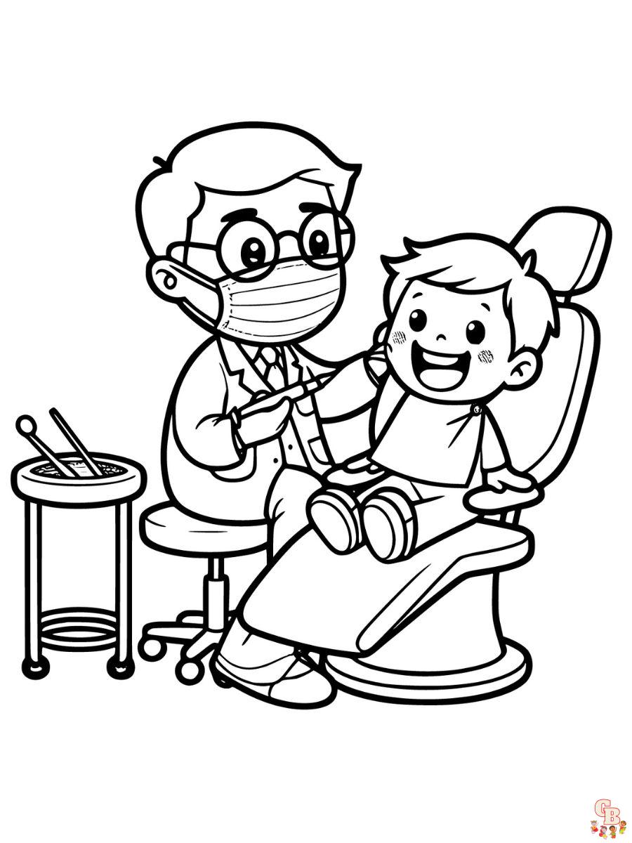 free printable doctor coloring pages