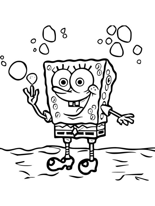 Spongebob Coloring Pages: Free, Printable and Easy to Color