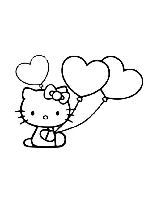 Hello Kitty Coloring Pages - Printable and Free | GBcoloring
