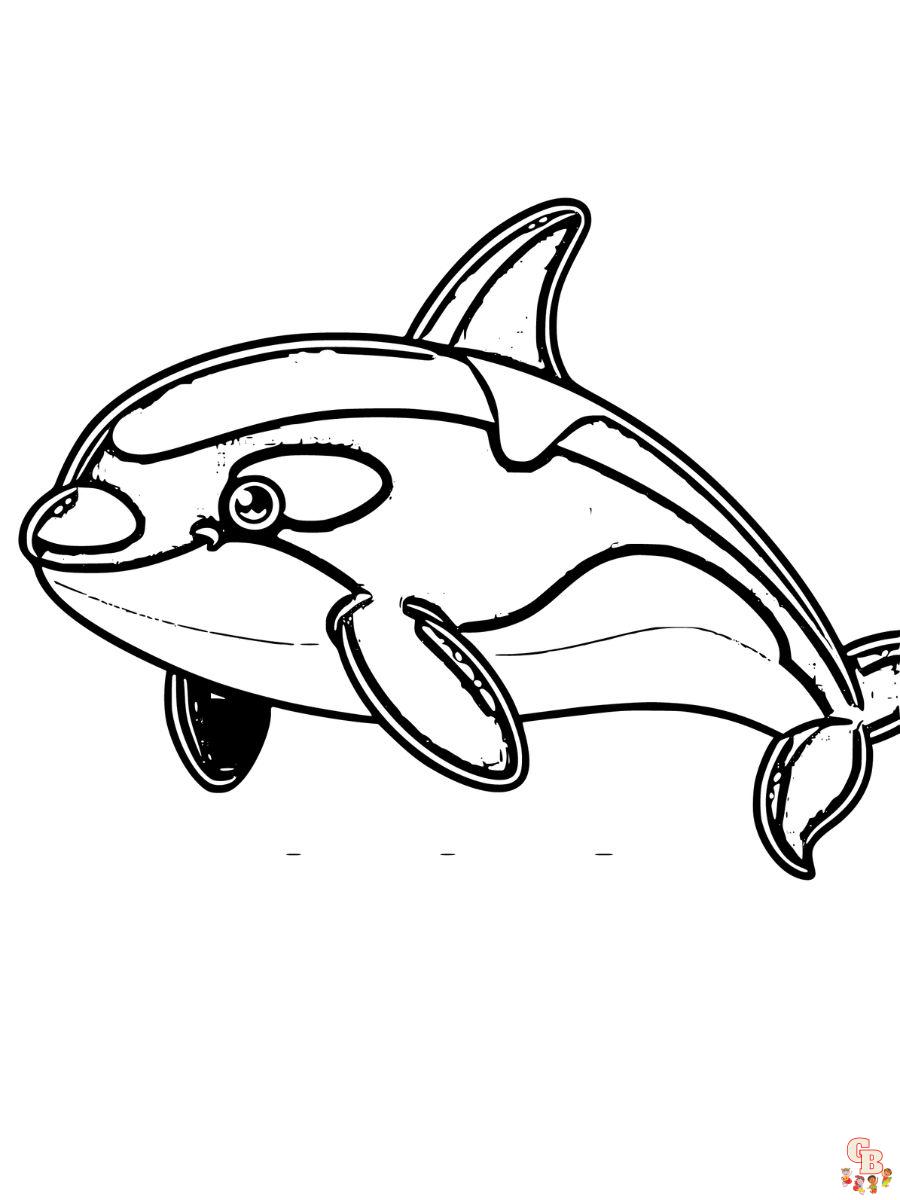 free printable whale coloring pages