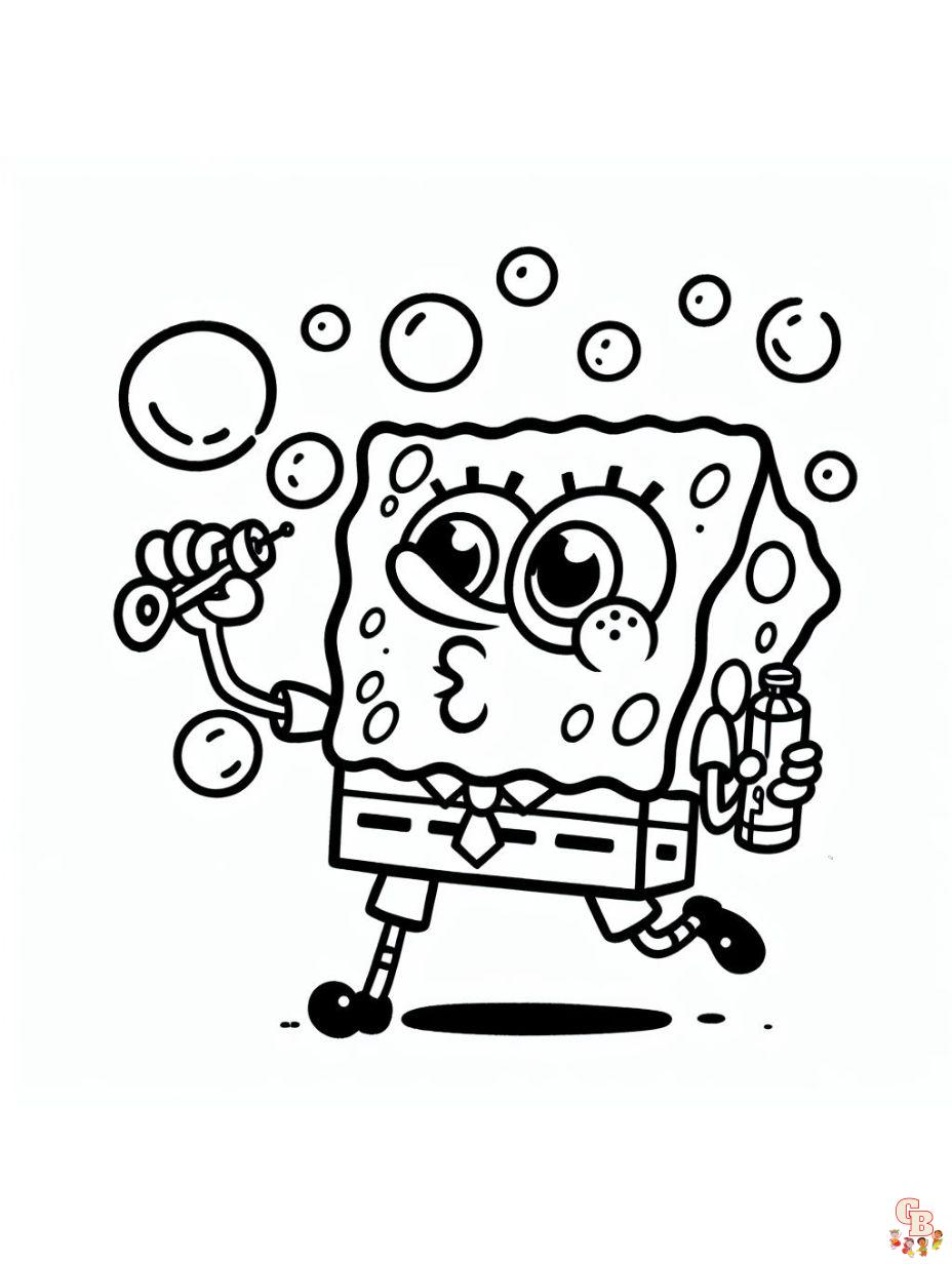 free spongebob coloring pages