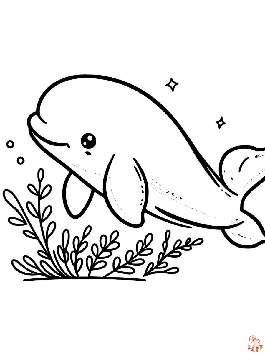 free whale coloring pages