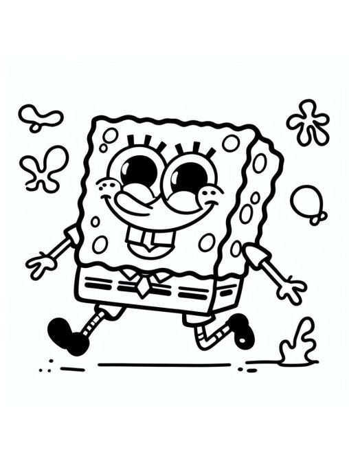 Spongebob Coloring Pages: Free, Printable and Easy to Color