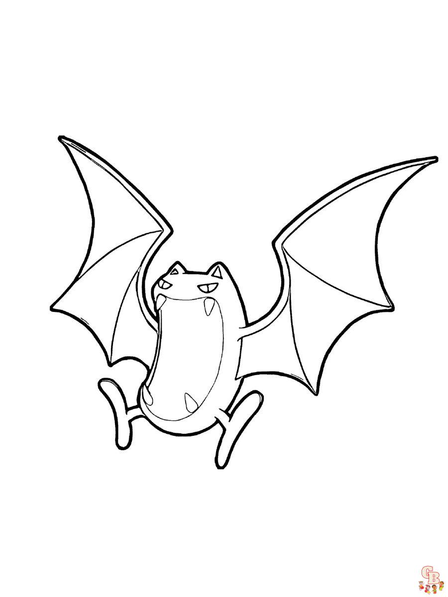 golbat coloring pages