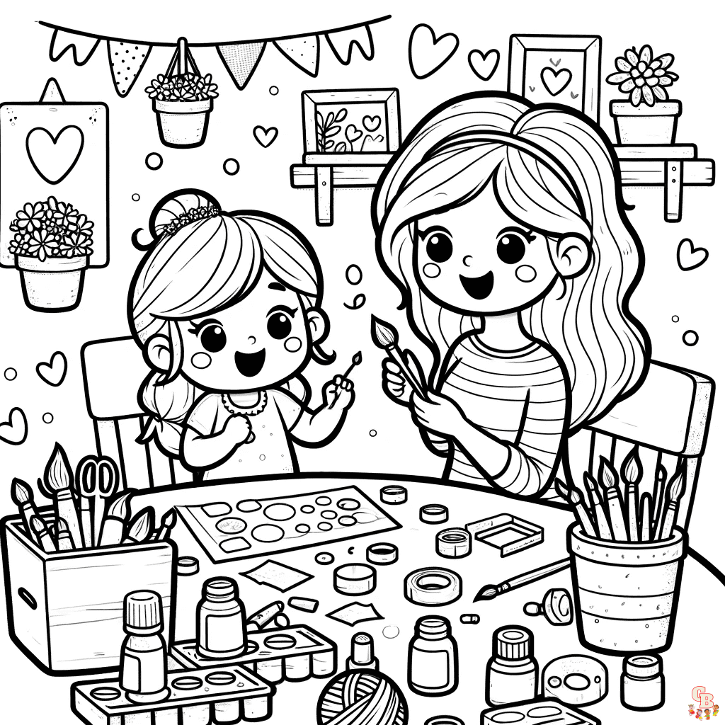 grandma mothers day coloring pages