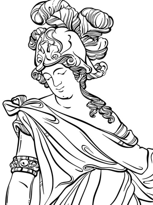 Printable Greek Mythology Coloring Pages Free