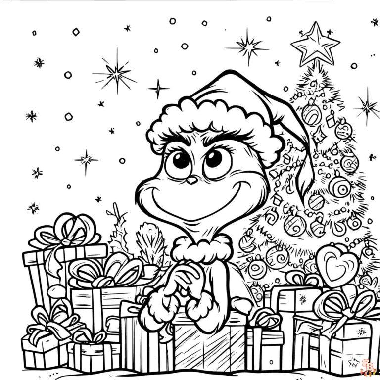 Free Grinch Christmas Coloring Pages Printable