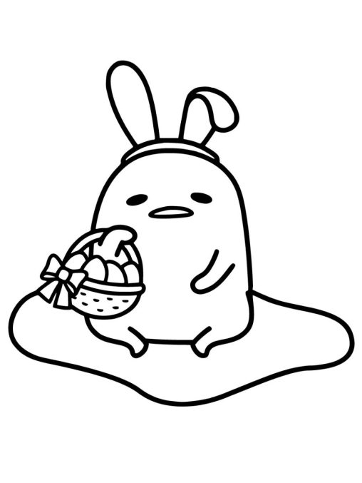 Printable Gudetama Coloring Pages Free For Kids And Adults