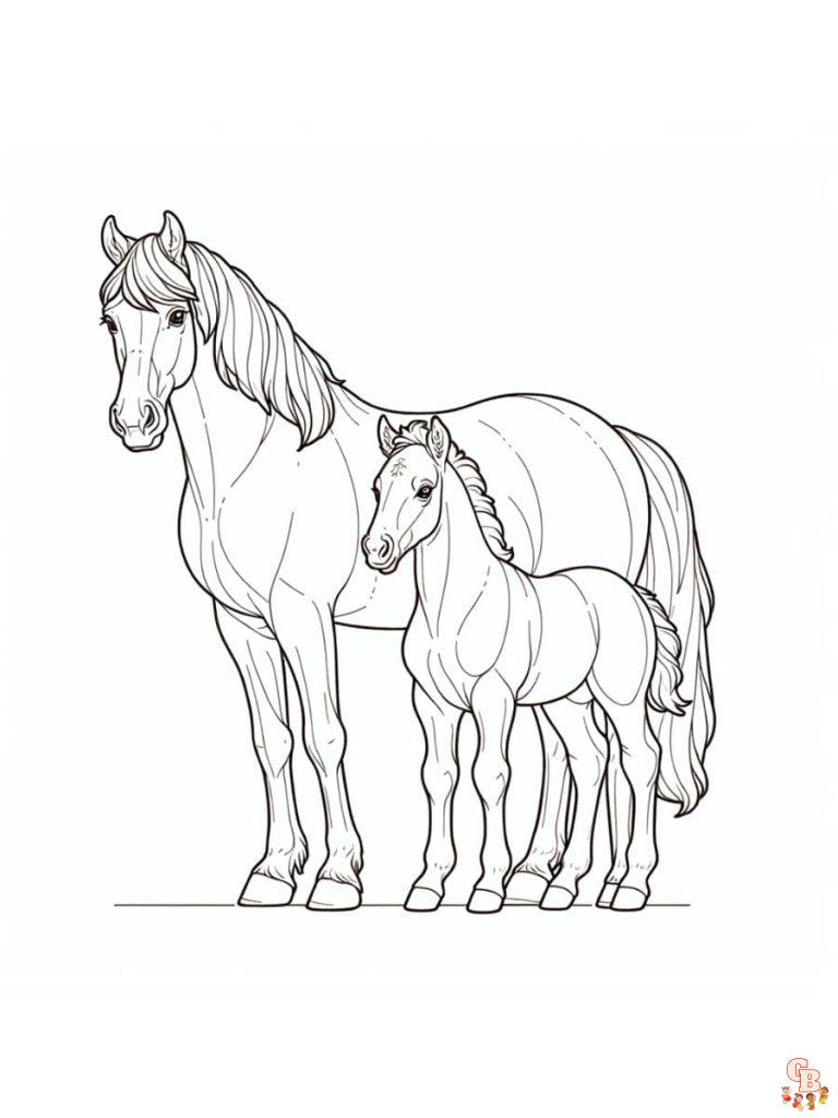 Discover the Best Horse Coloring Pages - Free and Printable!