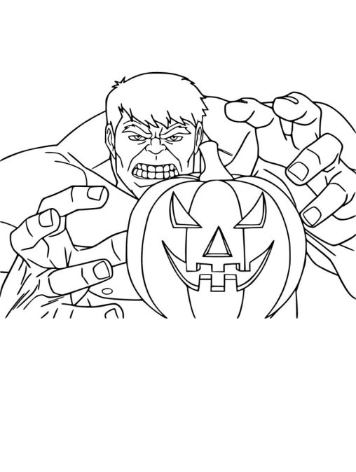 Transform into a Hero with GBcoloring's Hulk Coloring Pages