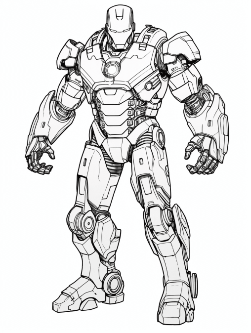 10 Iron Man Coloring Picture: Unleash Your Inner Superhero