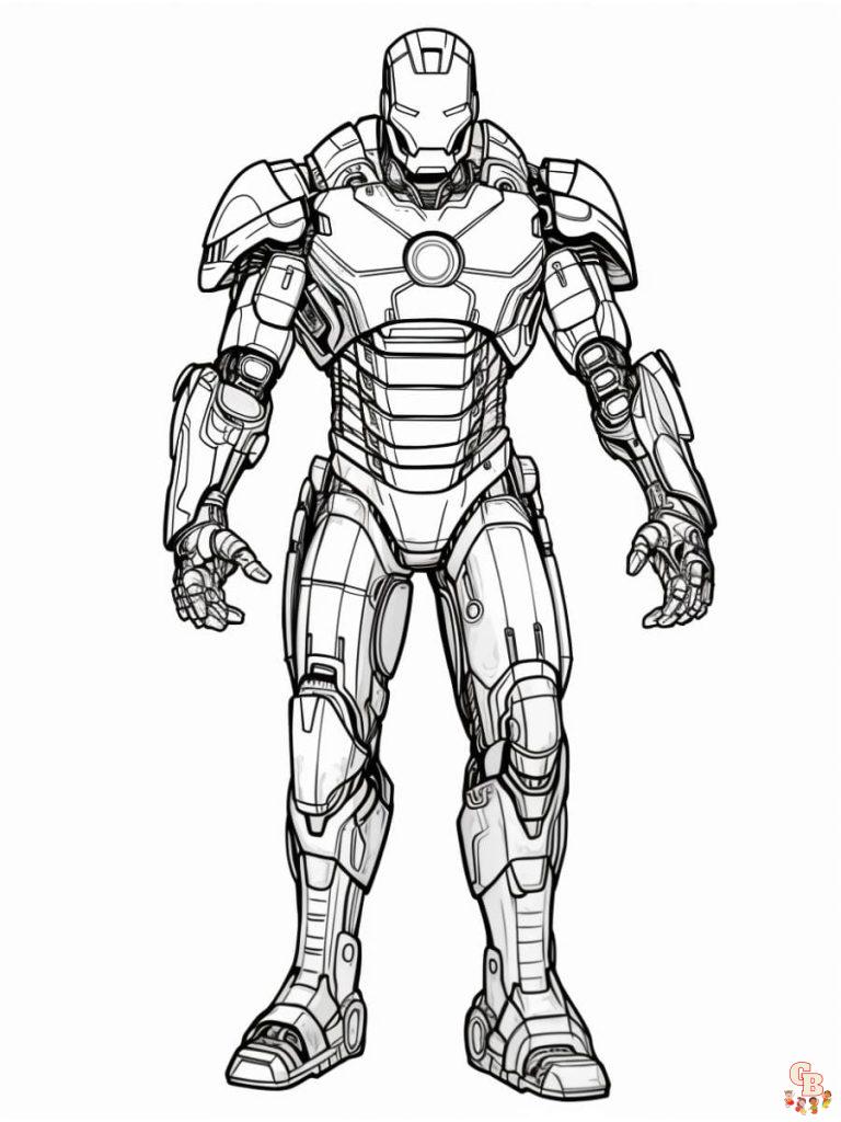 10 Iron Man Coloring Pages Hard: Unleash Your Inner Superhero Artist