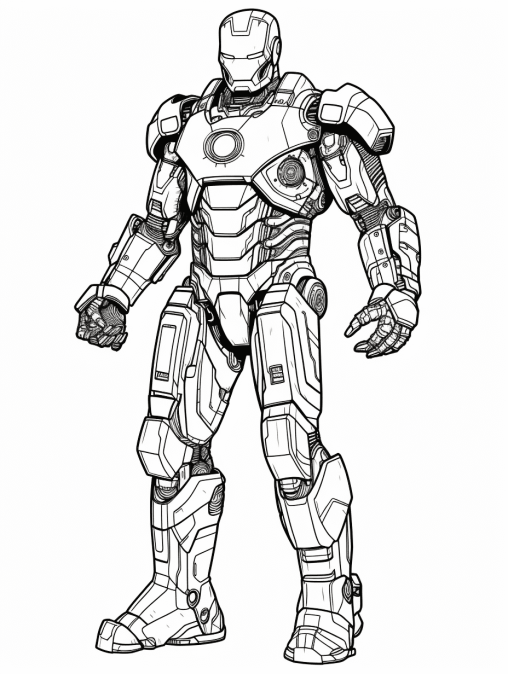 10 Iconic Iron Man Coloring Pages for Superhero Fans