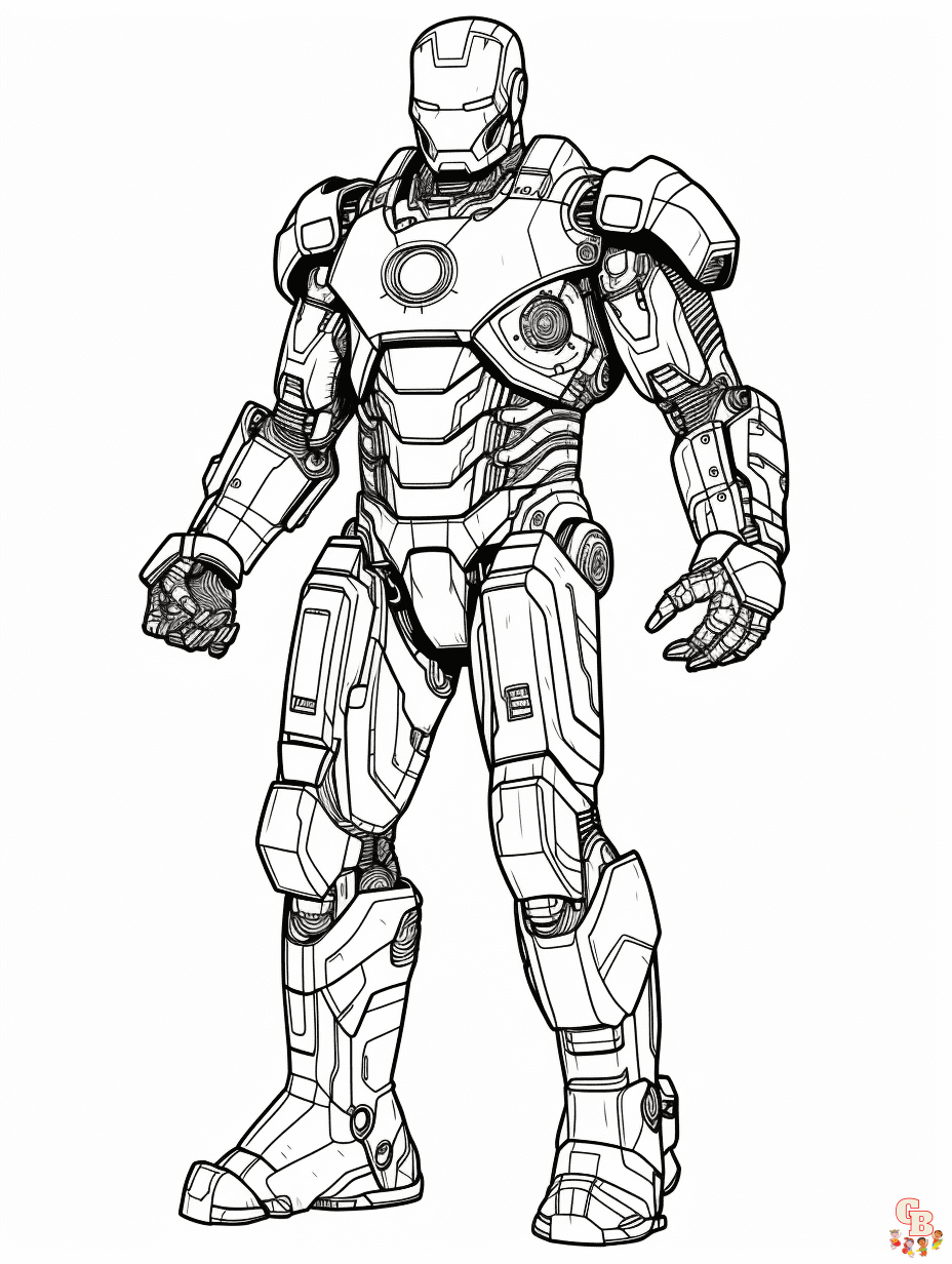 Iron Man Ausmalbilder: Print & Color Your Favorite Hero