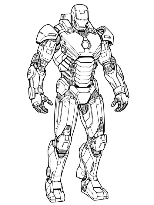 Iron Man Coloring Pages: Print & Color Your Favorite Hero