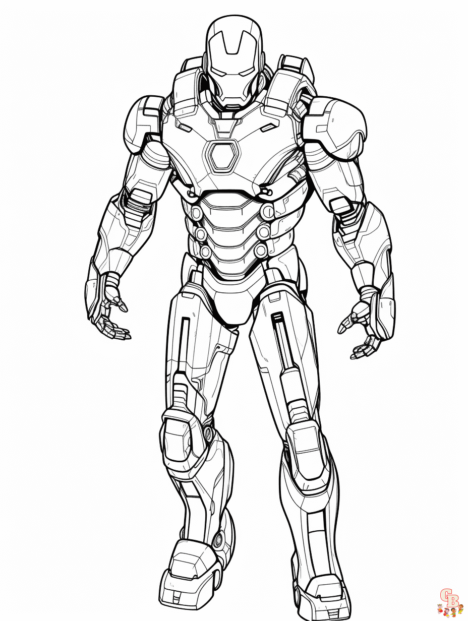 Iron Man Ausmalbilder Print Color Your Favorite Hero