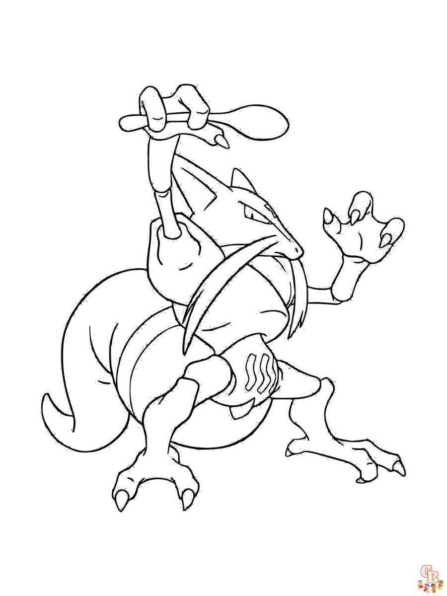 kadabra coloring pages