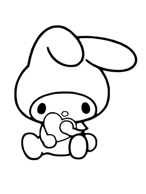 Top My Melody Coloring Pages for kids - GBcoloring