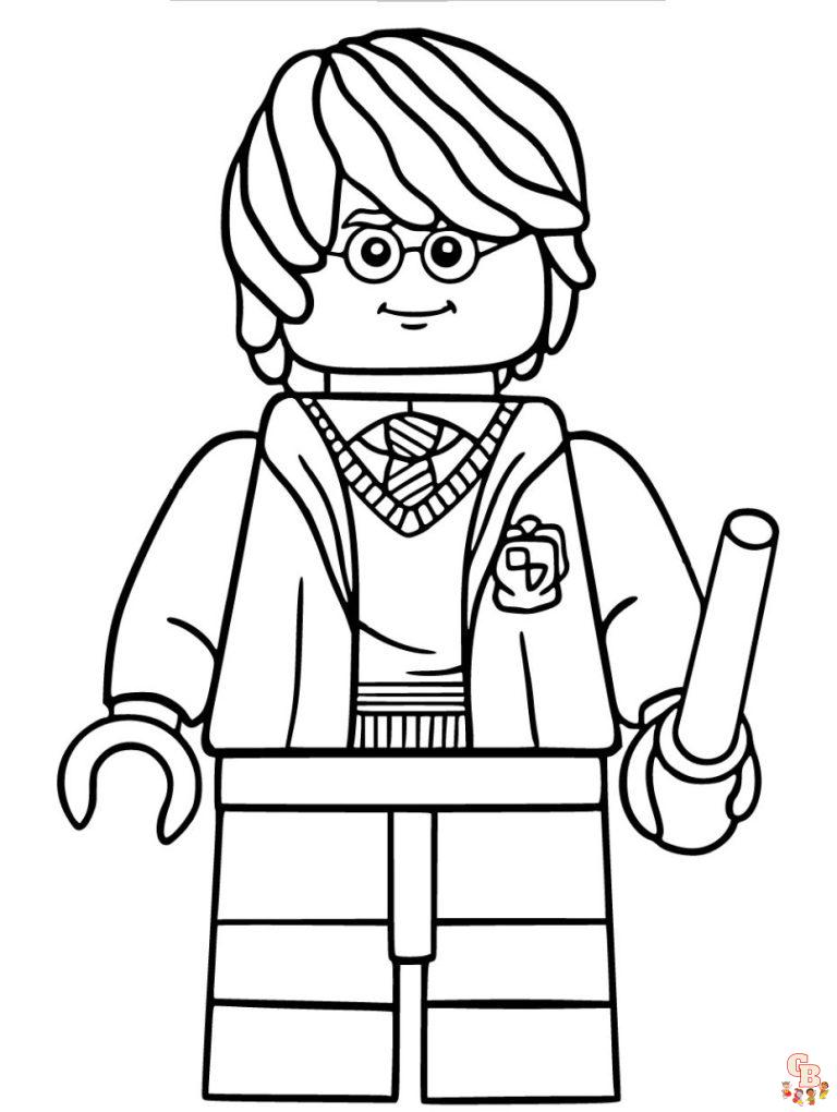 Free Harry Potter Coloring Pages for Kids | GBcoloring