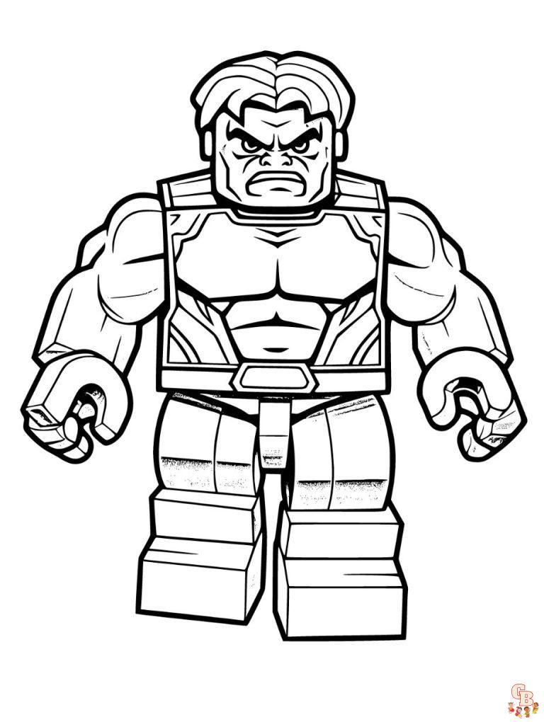 Transform into a Hero with GBcoloring's Hulk Coloring Pages