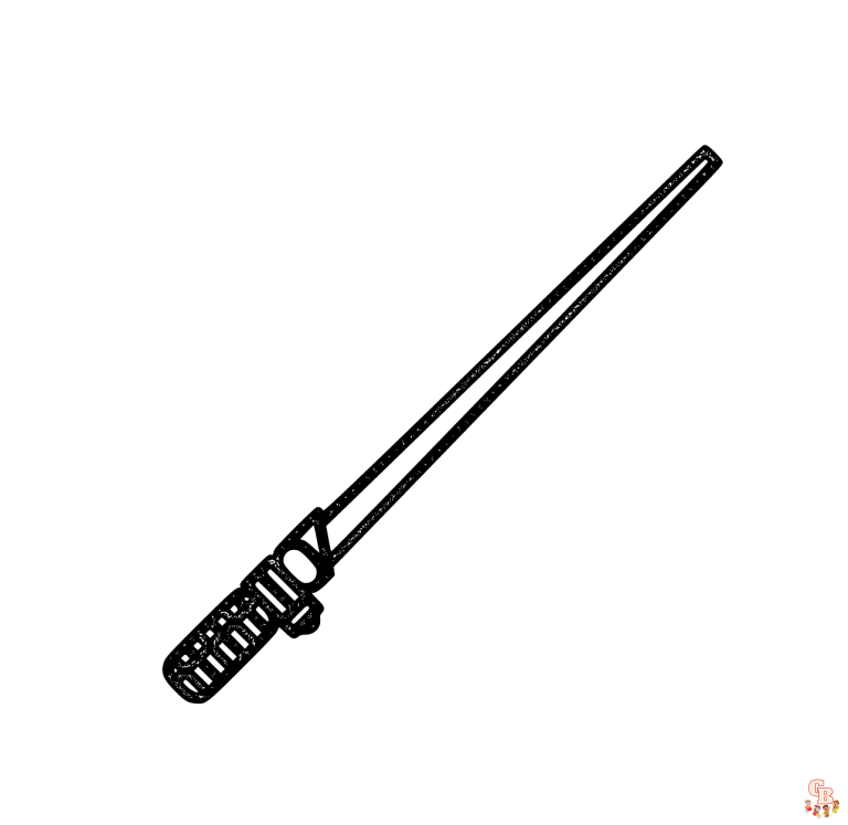 Printable Lightsaber Coloring Pages Free For Kids And Adults