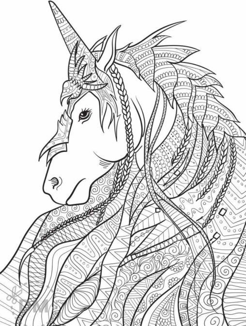 Free Printable Unicorn Coloring Pages For Kids and Adults