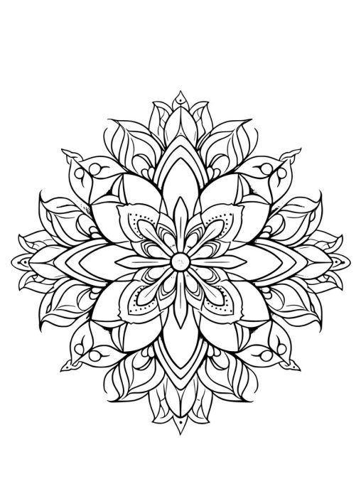 Mandala Coloring Pages - Free & Printable Designs for Relaxation