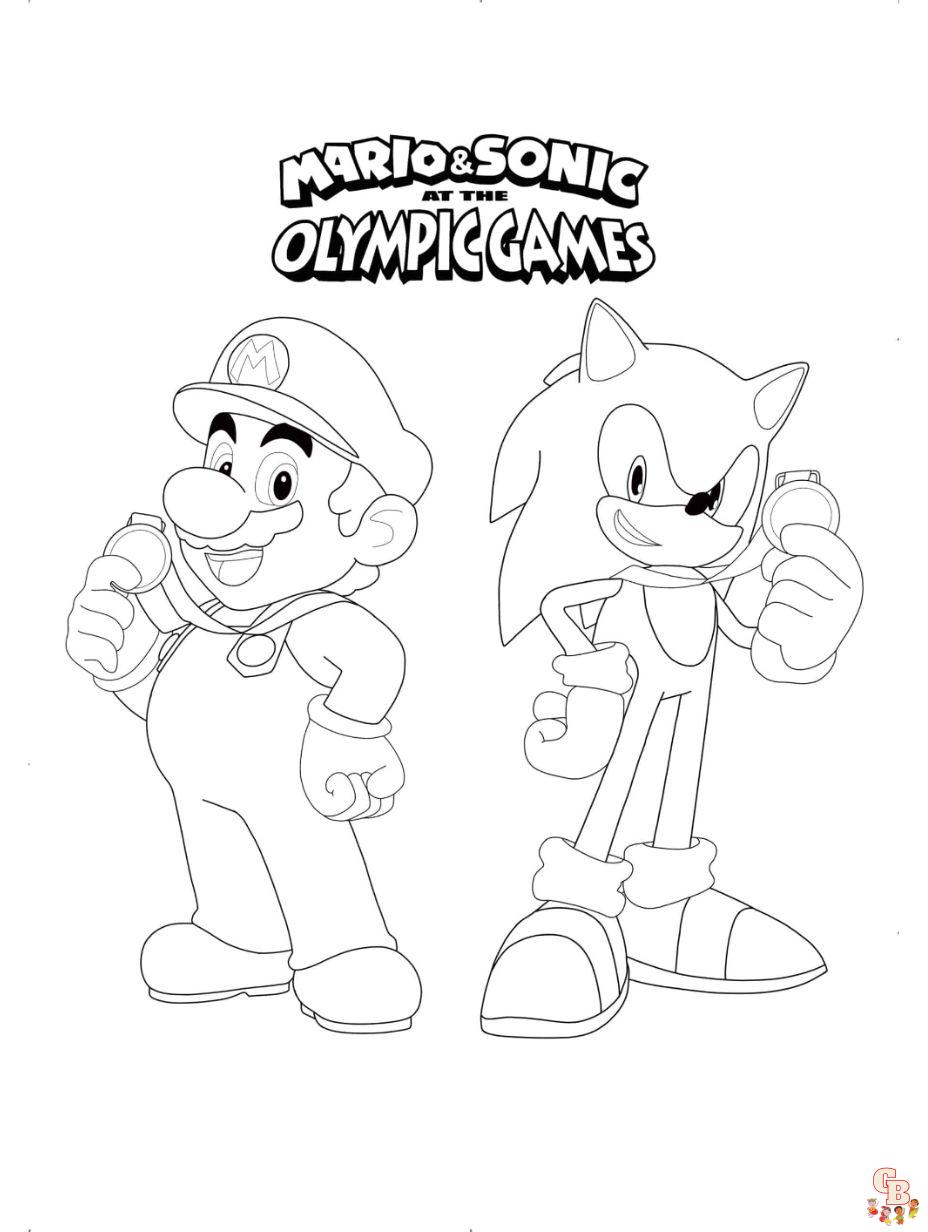 mario and sonic at the olympic